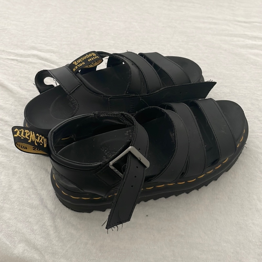 dr marten platform sandals